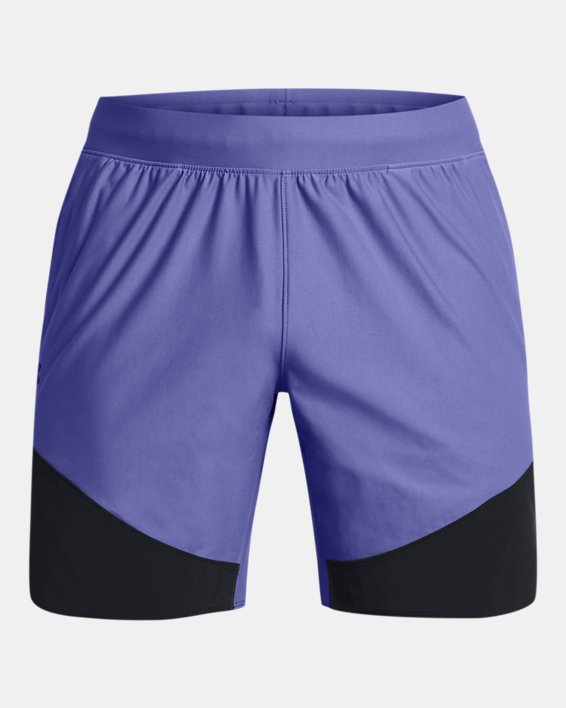 Men's UA Vanish Elite Hybrid Shorts in Purple image number 4